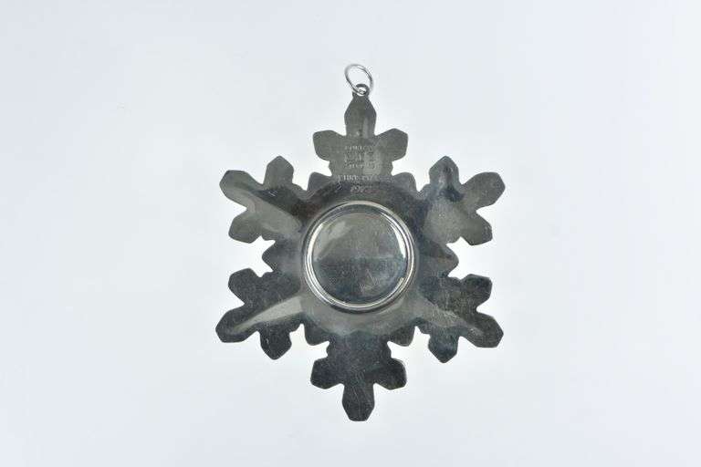 Sterling Silver 1973 Gorham Snowflake Christmas Ornament