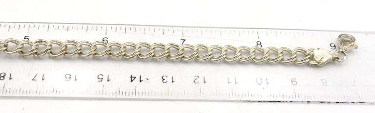 Group lot of 8 Vintage 925 sterling silver bracelets
