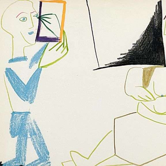 Human Comedy (27.1.54.V) by Picasso