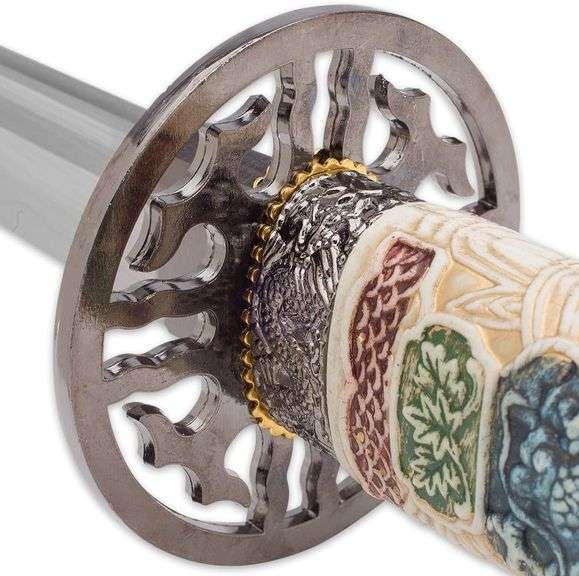 White Dragon Japanese Katana