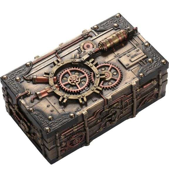 Intricate Modern Art Jewelry Box