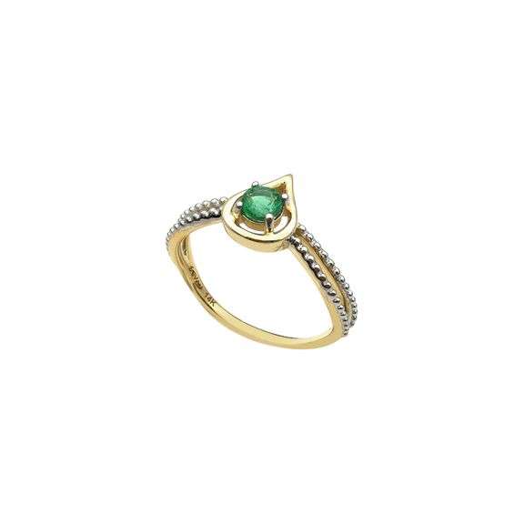 14K Gold and Gemstone Ring
