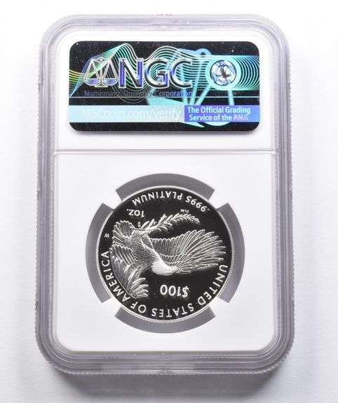 PF70 2021-W $100 American Platinum Eagle 2022 DC Mint HQ Reopening NGC