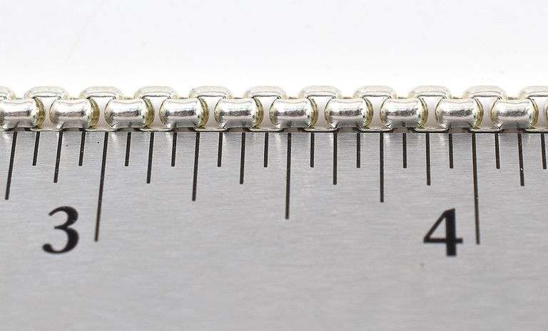 Box Chain Bracelet in Sterling Silver