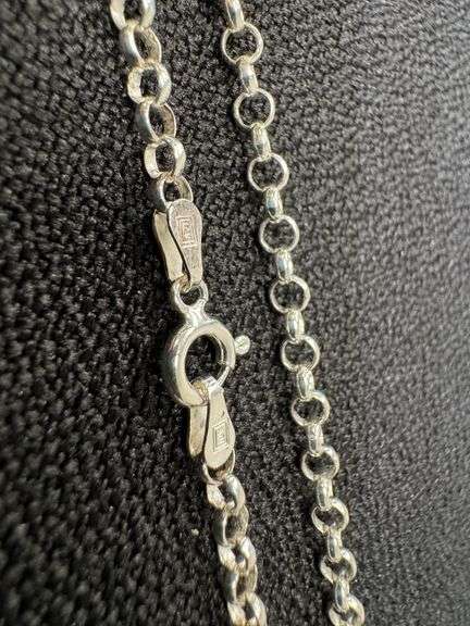 Sterling Silver Rolo Chain 3.1mm Solid 925 Italian Cable Link New Necklace 30"