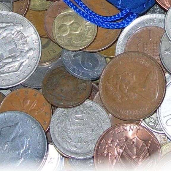 Collection of 50 Vintage World Coins