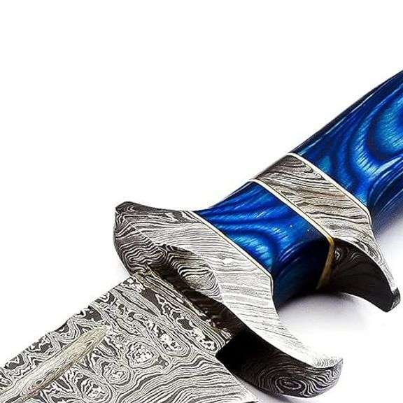 Handcrafted Wild Damascus Bowie Knife