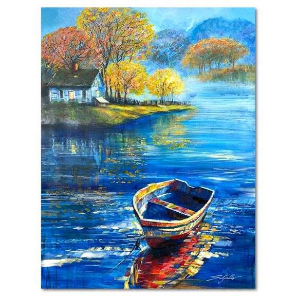 Quiet Morning on the Lake by Vadik Suljakov