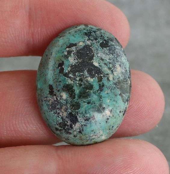Awesome 29.07ct stormy Turquoise Cabochon