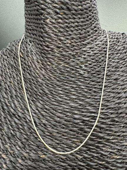 Sterling Silver Diamond-Cut Snake Chain 1mm Solid 925 Italy Tornado Necklace 20"