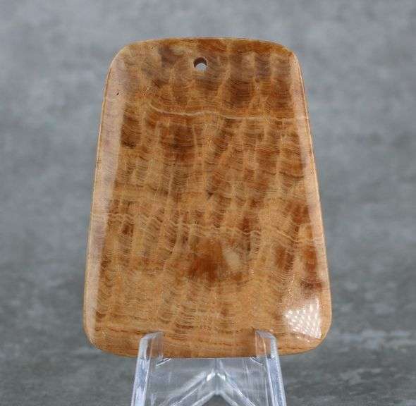 Stunning 79.12ct drilled Calcite cabochon