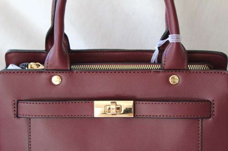 Stylish Burgendy Color Designer Bag By David Jones-Paris