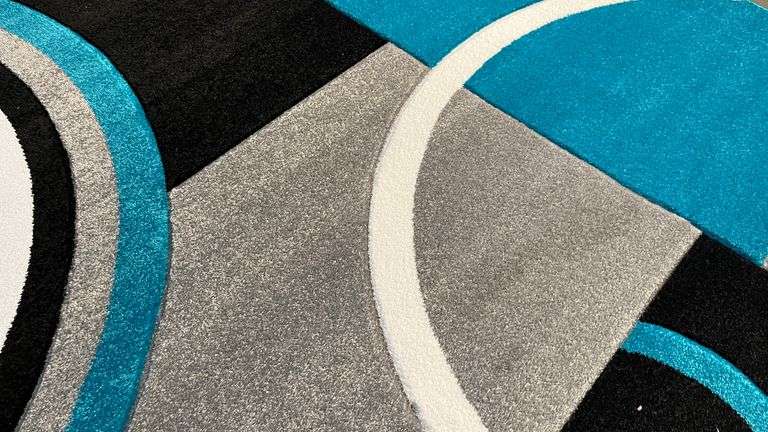 Exquisite Modern Carved Rug 6x8