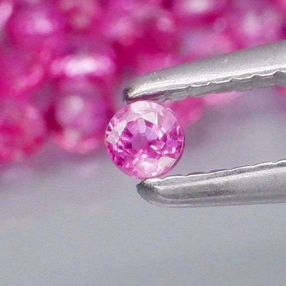 Superb 3.63ct set of top reddish pink Rubies -HEATED ONLY!