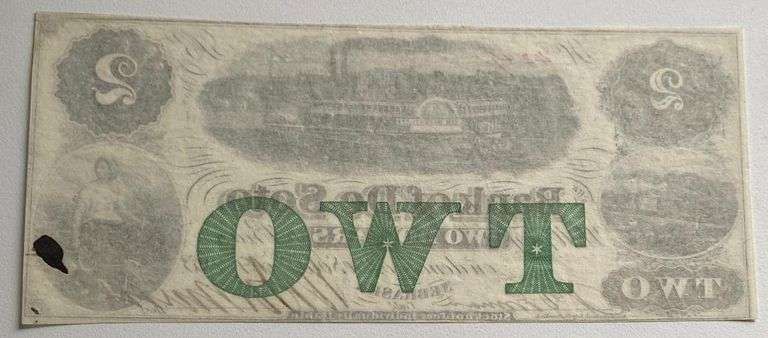 $2 Bank of Desoto Nebraska Note