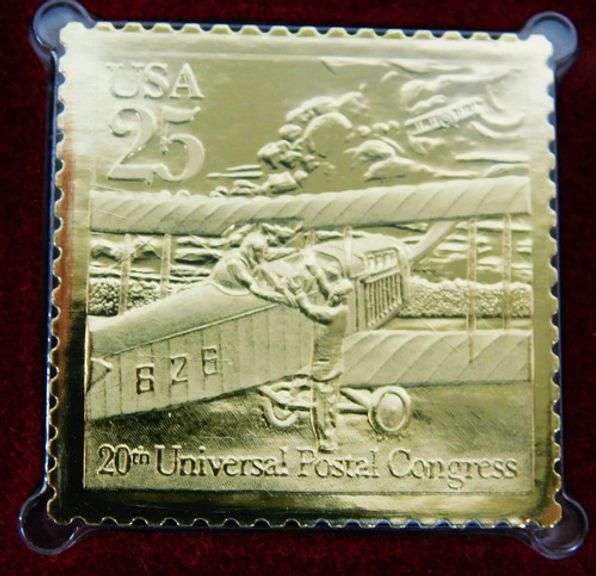 8 - 1989 1st Day Covers & 22KT Gold Replica Stamps