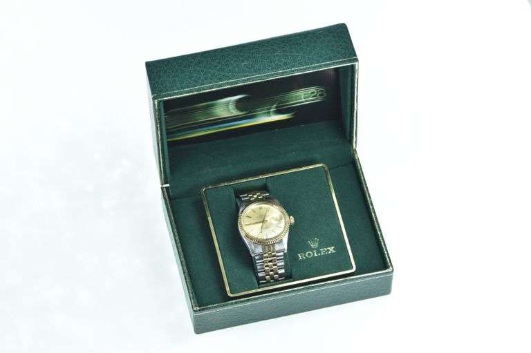 18k Gold Rolex Datejust 36mm Model 16013 Men's Watch