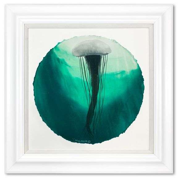 Green Jellyfish Float by Wyland