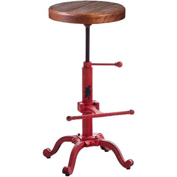 Retro Americana Industrial Farm Tractor Stool