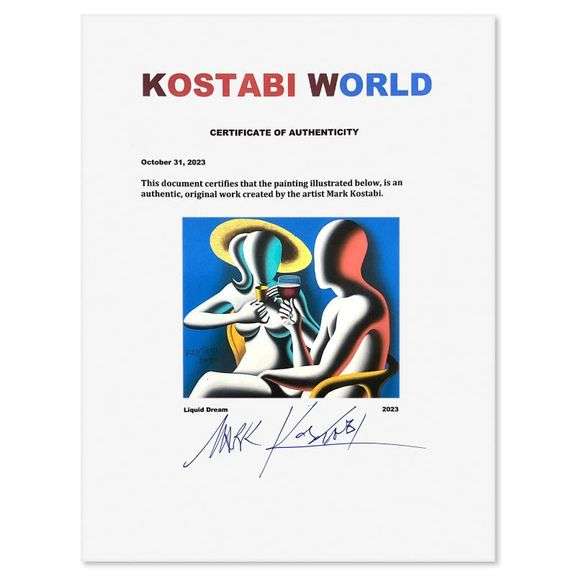 Liquid Dream by Paul Kostabi