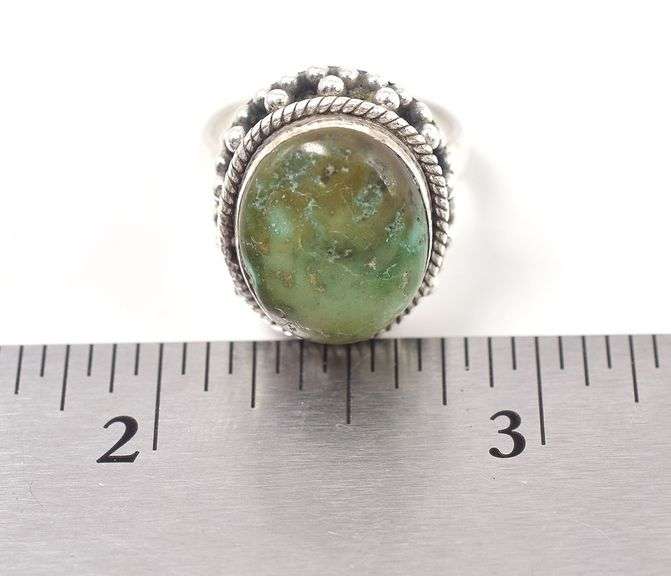 Turquoise Gemstone Ring in Sterling Silver