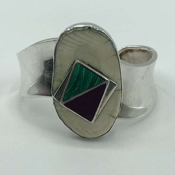52g .925 Sterling Open Cufff Bracelet 7.5"