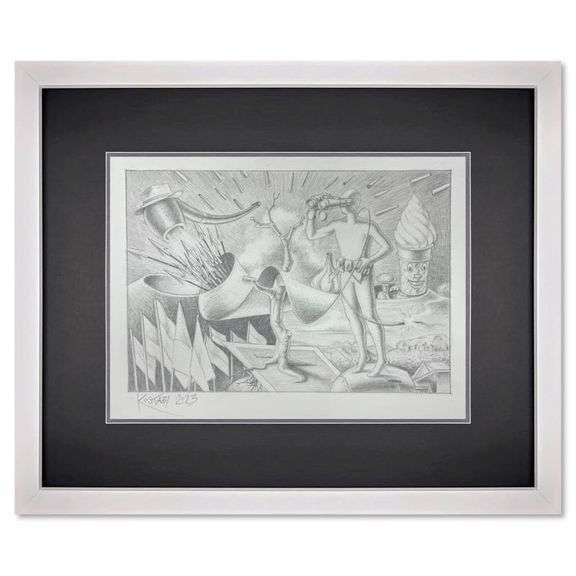 Amiguous Orbit by Paul Kostabi