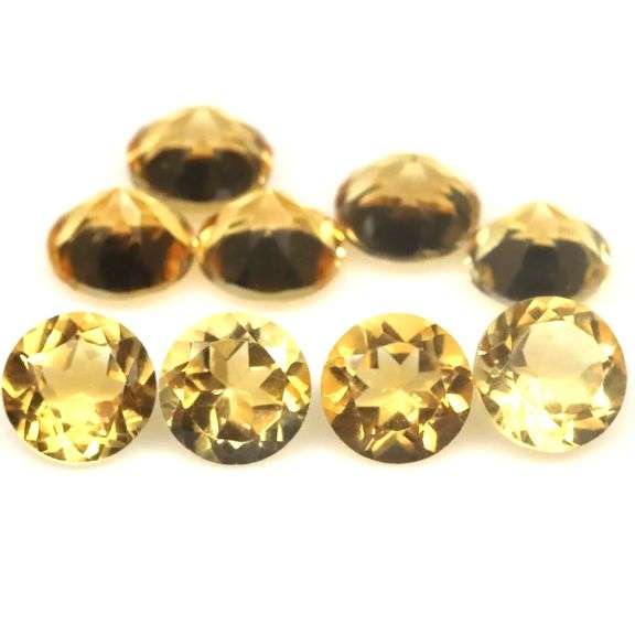 Ravishing 11.33ct top golden eye clean Citrine set
