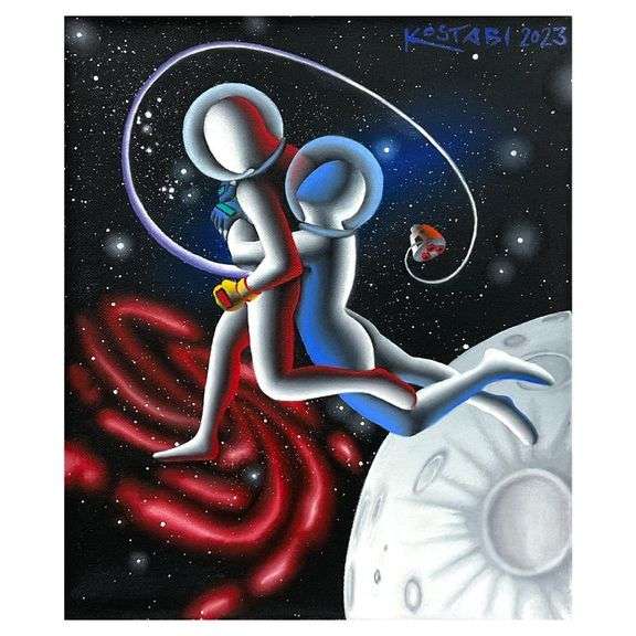 I Just Need Some Space by Paul Kostabi