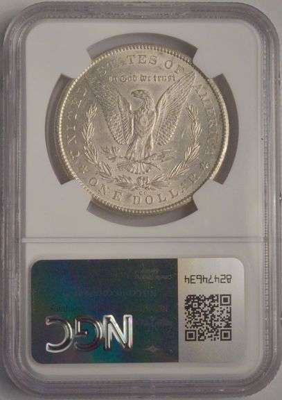1878-CC Morgan Silver Dollar NGC AU Details Cleaned