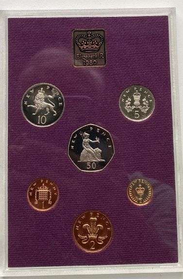 1977 1979 &1980 Great Britain Proof Sets