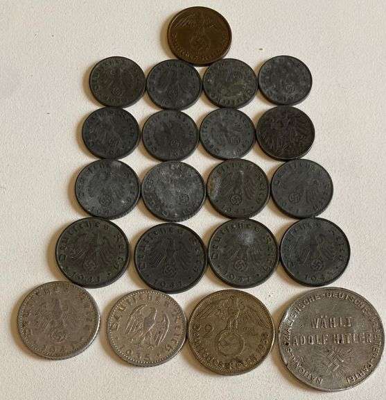 German WW11 Era Coin Lot