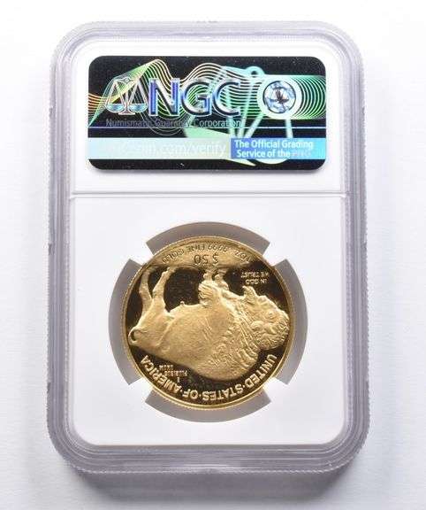 PF70 2021-W $50 American Gold Buffalo 2022 DC Mint HQ NGC