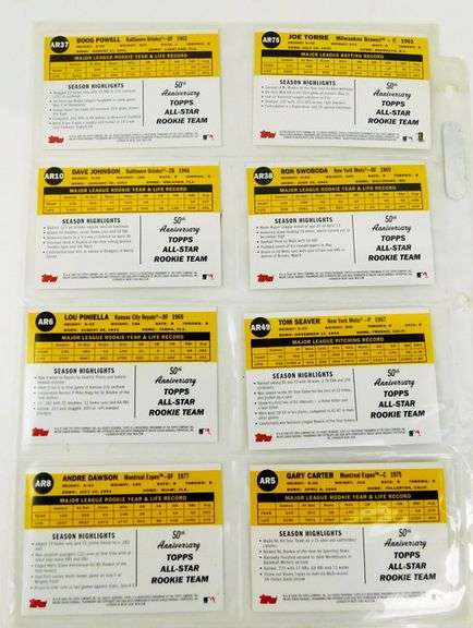 8 Topps 2008 All-Star Rookies Baseball Cards