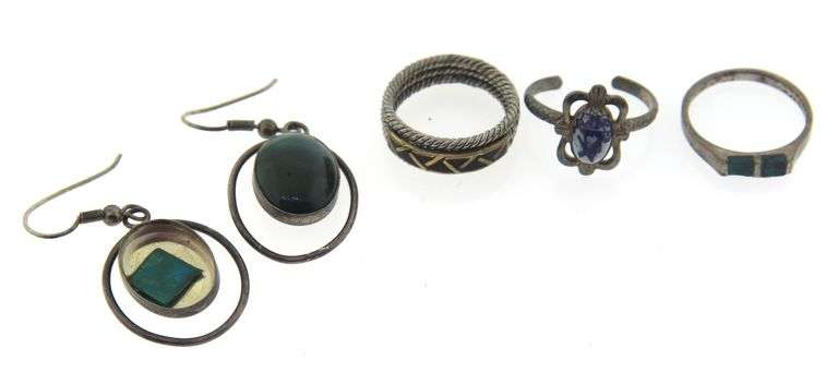 Lot of Sterling Silver Jewelry