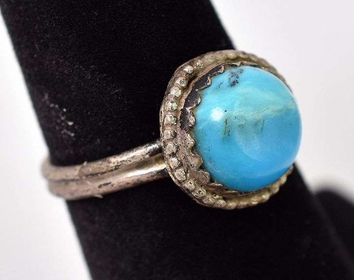 Turquoise Gemstone Ring in Sterling Silver