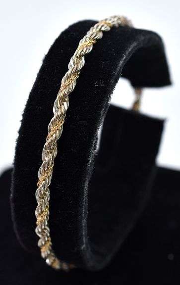 Rope Chain Bracelet in Sterling Silver