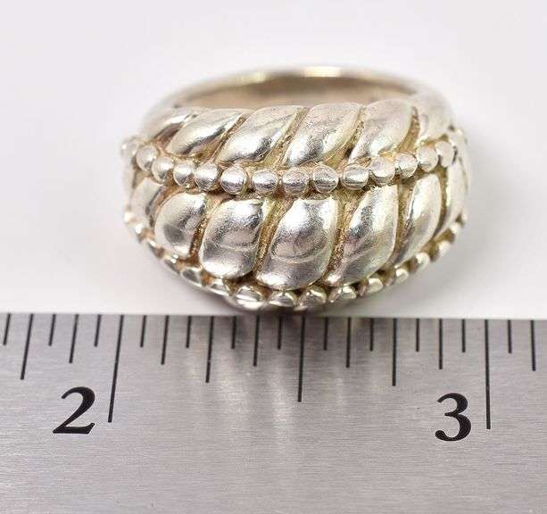 Dome Ring in Sterling Silver