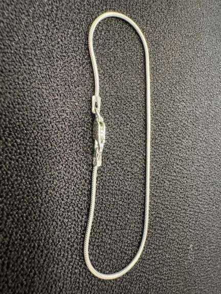 Sterling Silver Snake Chain 1.2mm Solid 925 Italy New Brazilian Bracelet 7"