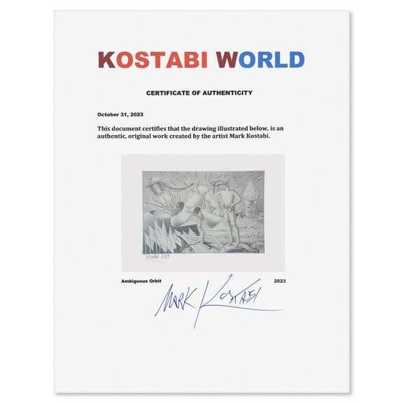 Amiguous Orbit by Paul Kostabi