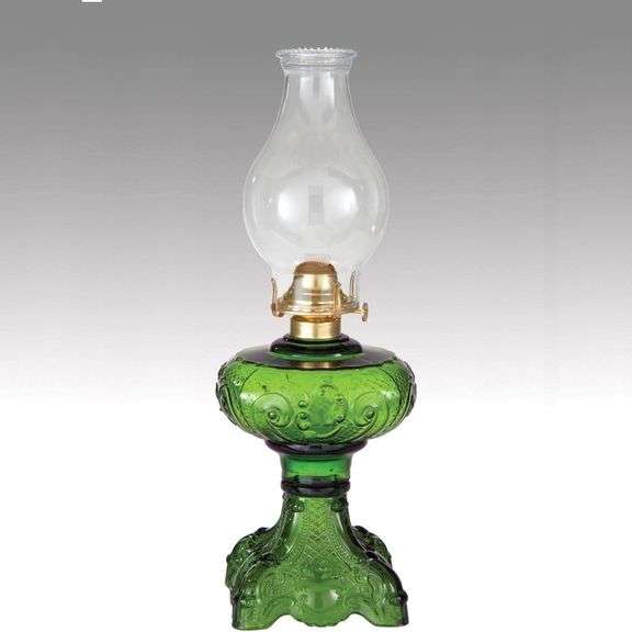 Vintage B&P Lamp Princess Feather Oil Lamp