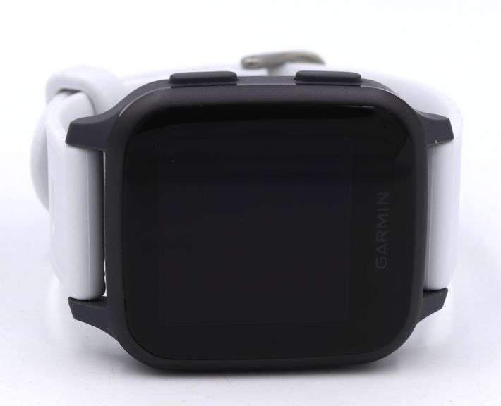 Garmin Venu SQ white band GPS watch