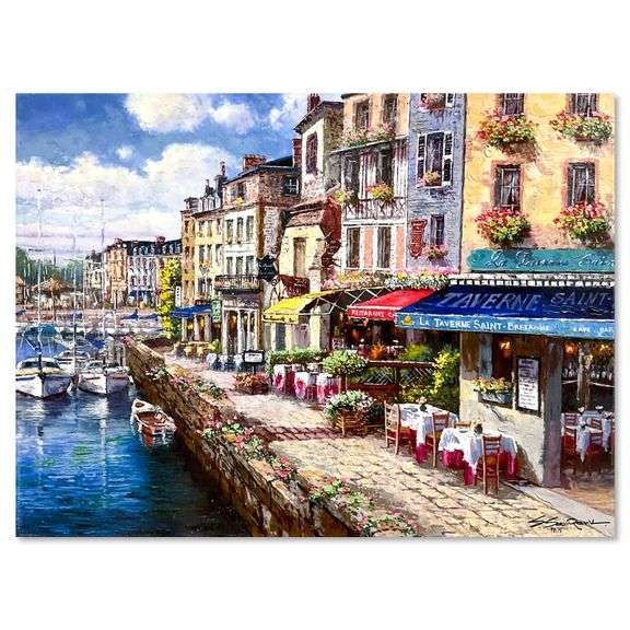 Harbor at Honfluer by Sam Park