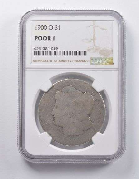 POOR 1 1900-O Morgan Silver Dollar NGC Lowball Low Ball Pocket Piece