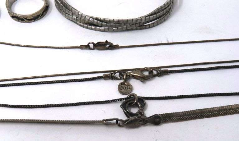 Group Lot of Vintage Sterling Silver Jewelry