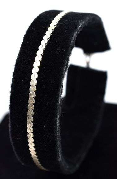 Snake Link Bracelet in Sterling Silver