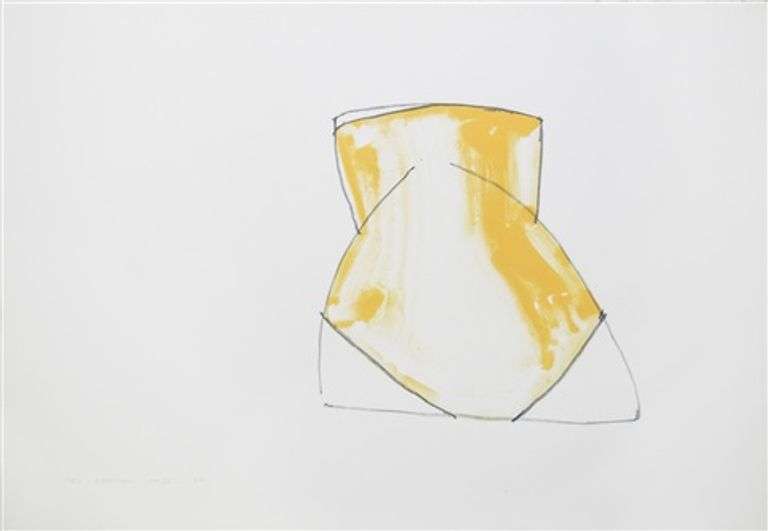 Joel Shapiro, Untitled (Naples Yellow), 1980