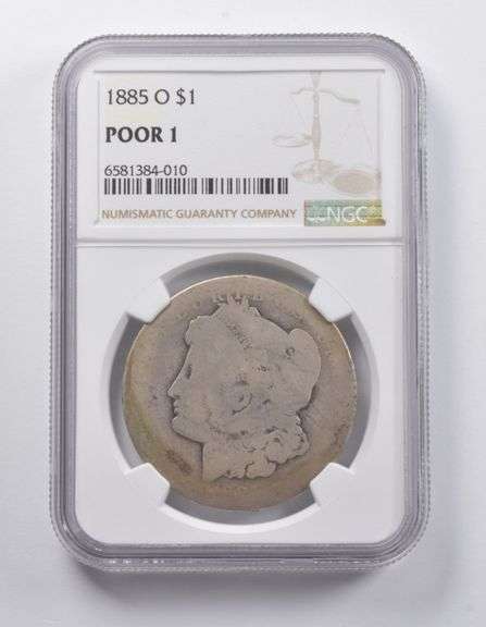 POOR 1 1885-O Morgan Silver Dollar NGC Lowball Low Ball Pocket Piece