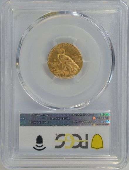 Choice BU 1927 US $2.50 Indian Gold Piece. PCGS MS63