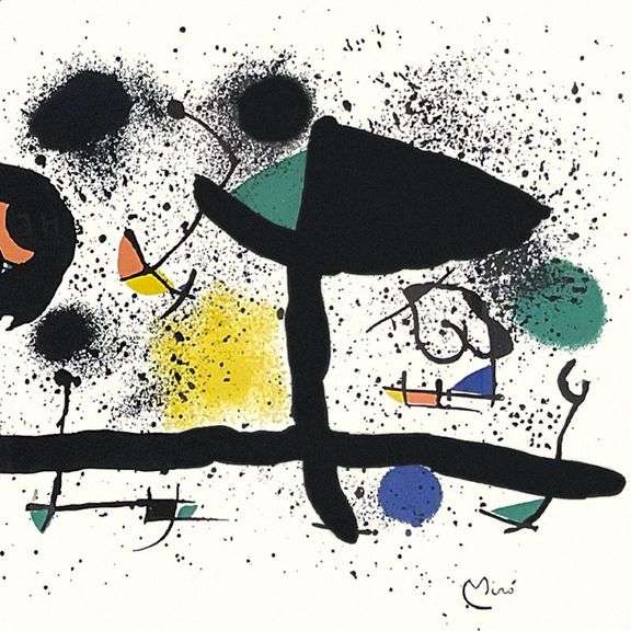 Abstract by Joan Miro